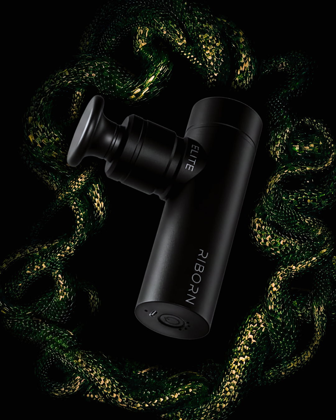 PISTOLET DO MASAŻU MASAŻER PLECÓW i CIAŁA ZESTAW RIBORN ELITE 3x2000mAh