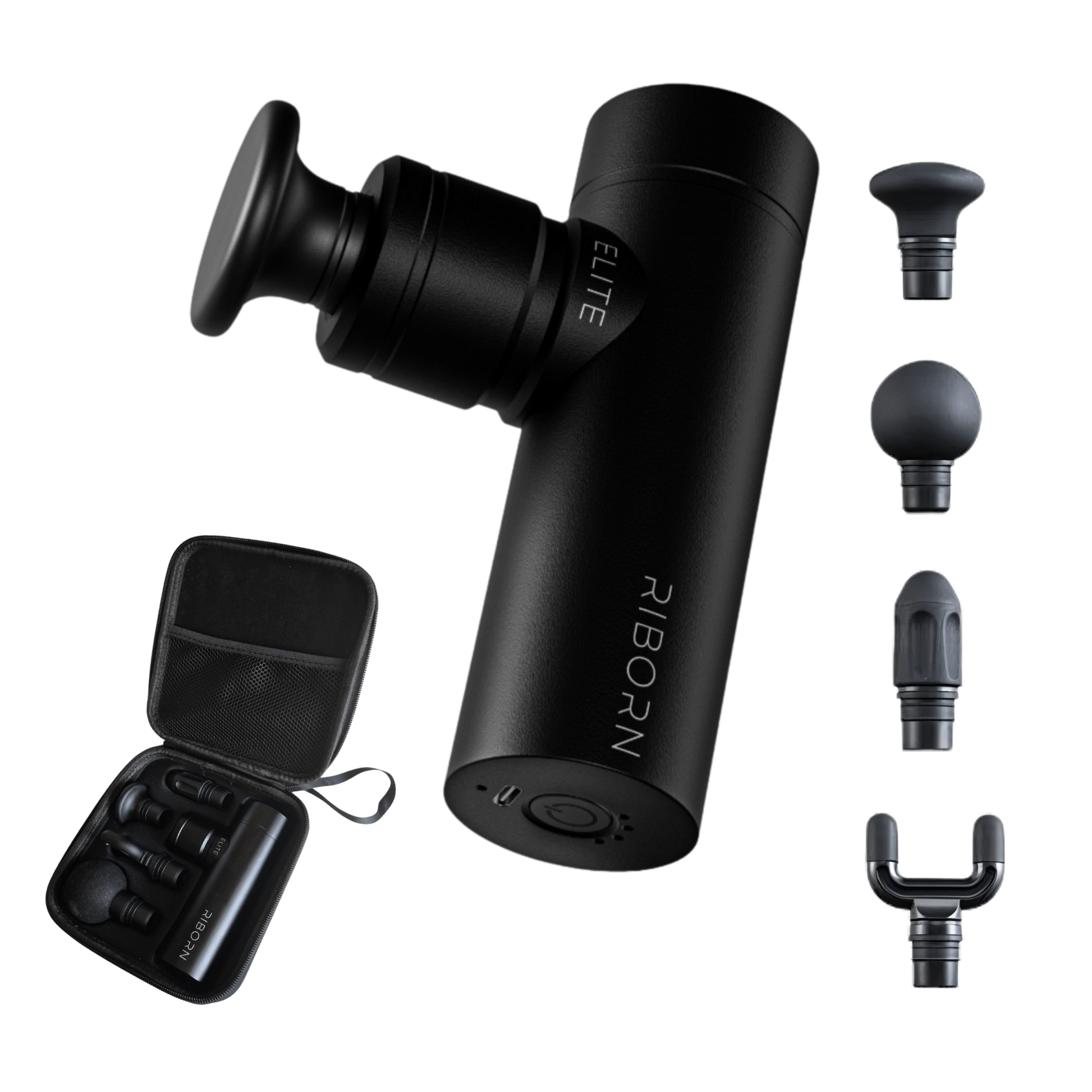 PISTOLET DO MASAŻU RIBORN ELITE - RIborn Profesjonalny Sklep Fitness ze Sprzętem do Masażu